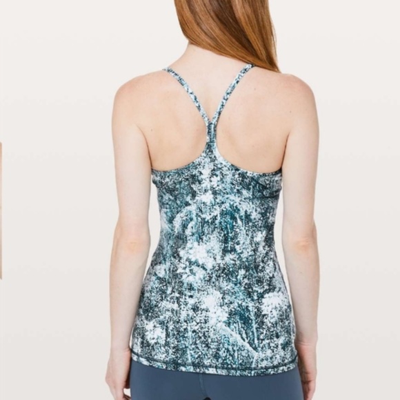 Lululemon Power Y Tank *Luon Wildwood Multi-10 - Picture 5 of 6